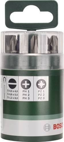Bosch Bit-Set 10-teilig mit Schlitz, Kreuzschlitz Phillips und Kreuzschlitz Pozidriv in Multicolour - Bild 1