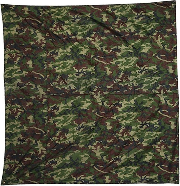 KaiSai Camouflage Outdoor Tarp Shelter Regenfeste Matte RainTent aus Polyester, Multicolor, B: 3 m, T: 2,9 m - Bild 1