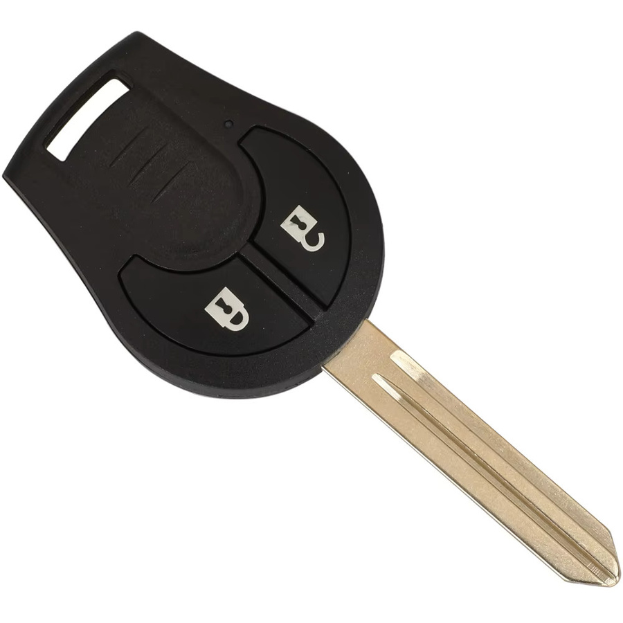 Jingyuqin Remote Smart Car Key für Nissan Rouge Armada Maxima Sentra, Schwarz, 2/315/433MHz, ID46 Chip - Bild 2