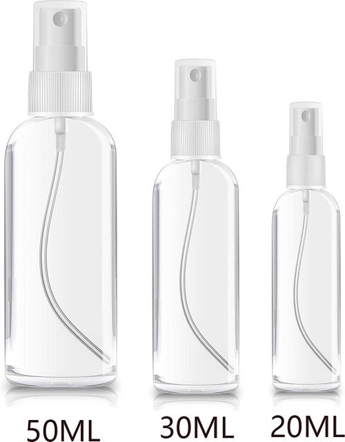 eelhoe Parfüm-Zerstäuber, transparente Sprühflasche, Unisex - Bild 1