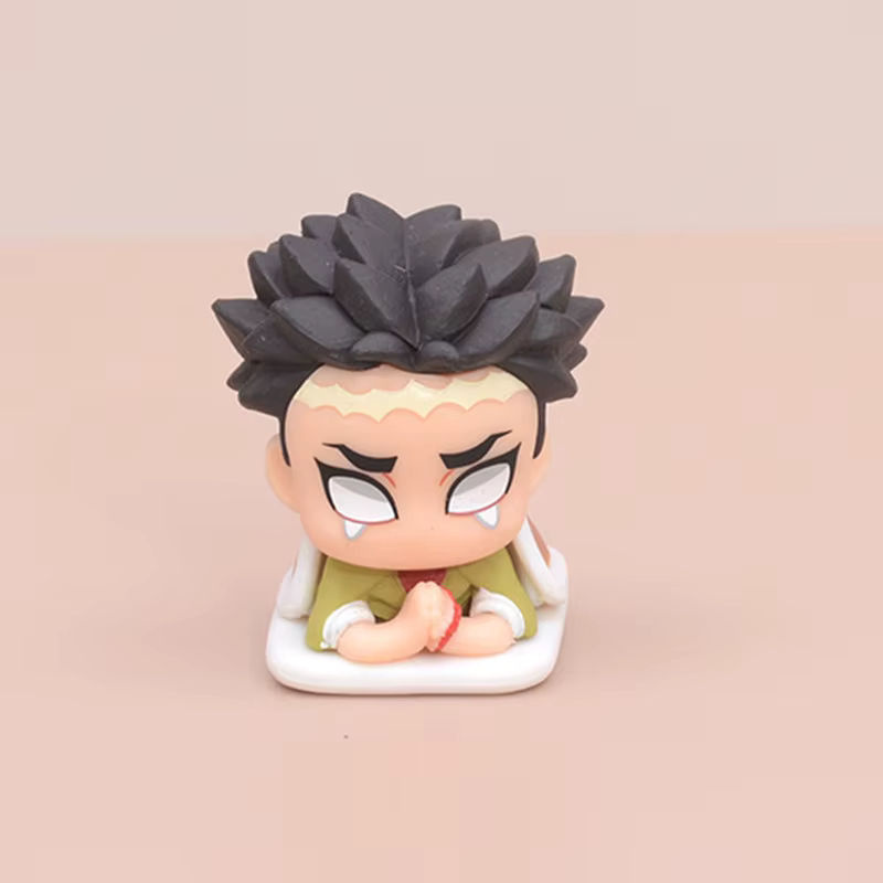 Bandai Demon Slayer Q Version Puppenmodell aus Kunststoff, mehrfarbig, Dekorationsfigur für Tanjiro, Nezuko, Zenitsu oder Shinobu - Bild 2