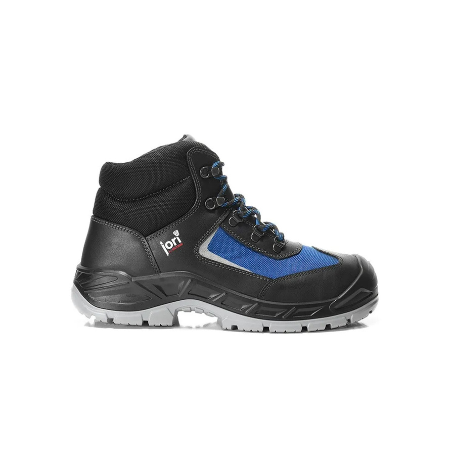 Elten Sicherheitsschnürstiefel JoBuilder Mid ESD S3 in Schwarz und Blau, Größe 42 - Bild 2