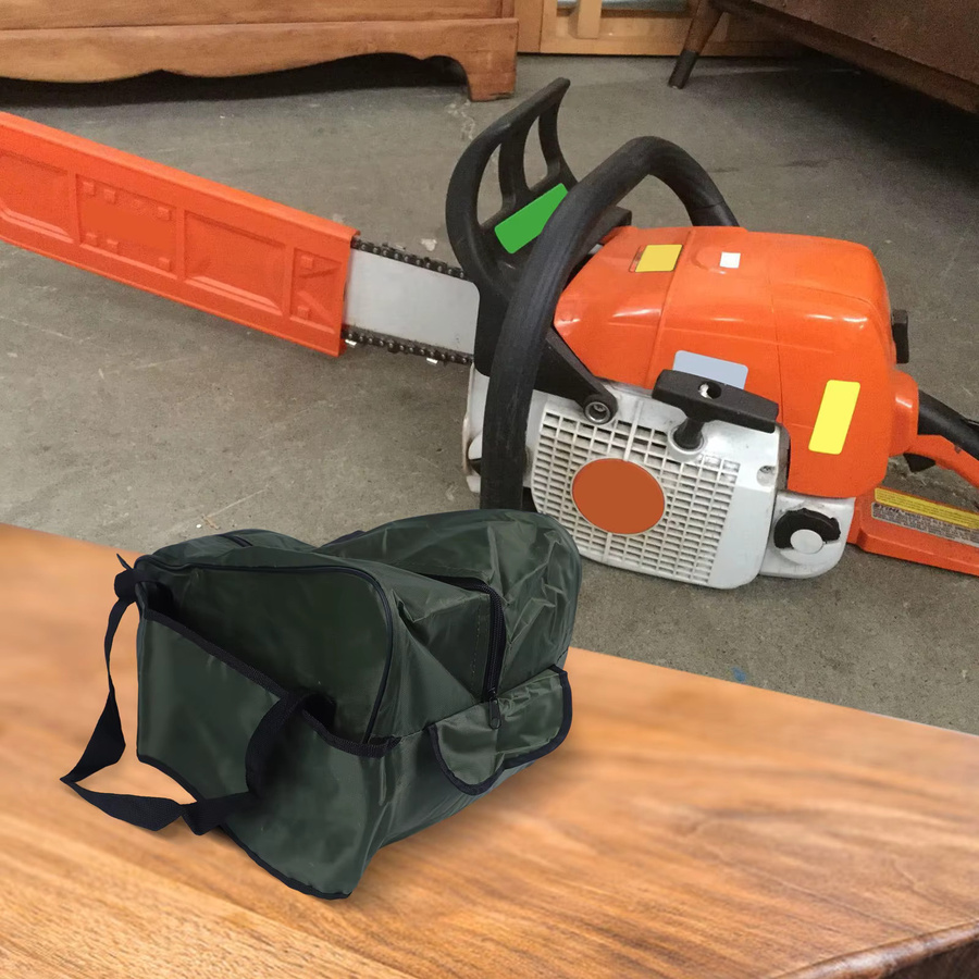Vibratite Kettensägen-Tragetasche aus wasserdichtem Oxford-Gewebe in Grün - Bild 4