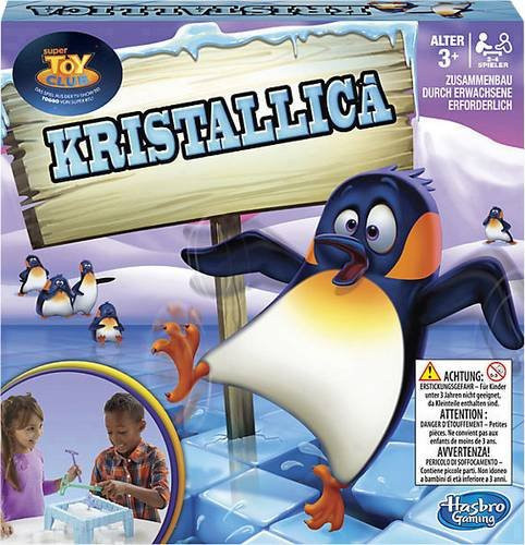 Hasbro Kristallica C2093100 Geschicklichkeitsspiel mit Pinguin und Eis für Kinder ab 3 Jahren - Bild 1