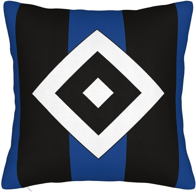 JMG Clothing HSV Hamburger Sportverein Kissenbezug aus Polyester, Blau, B/B: 45 x 45 cm - Bild 1