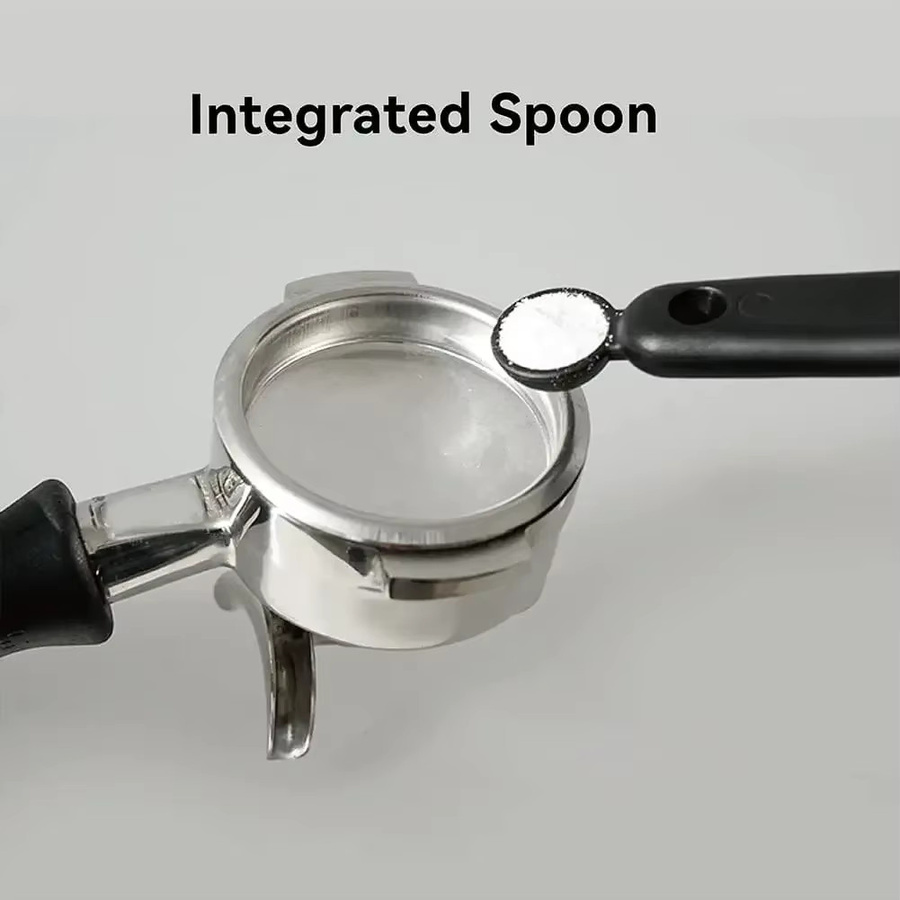 Punana Espresso-Reinigungsset in Schwarz mit Doppelborsten, Spritzschutz und integriertem Löffel für die Reinigung von Brühgruppe und Dichtungen - Bild 5