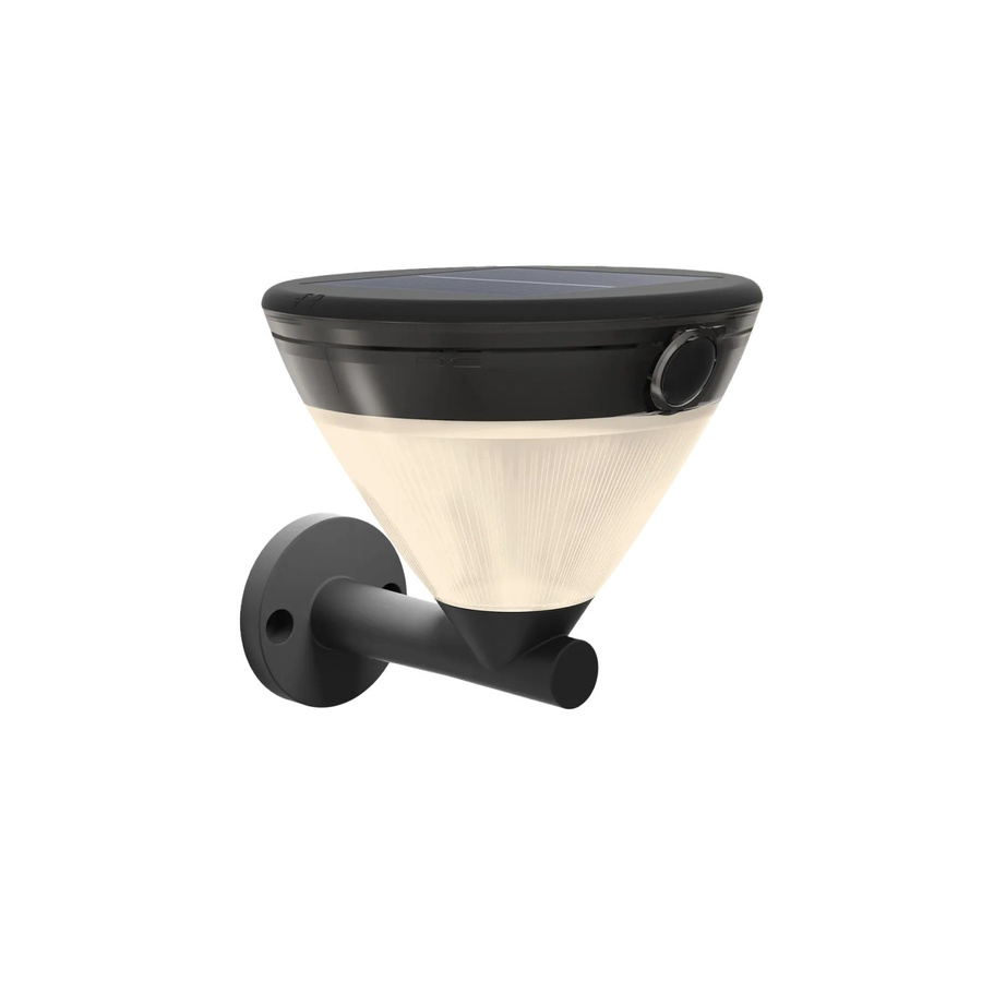Philips Solar-Outdoor-Wandleuchte Kyna mit Bewegungssensor in Schwarz, Warmweiß 2.700 K, B/T/H: 13,9 x 15,8 x 13,7 cm - Bild 2