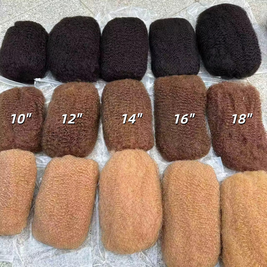 QVR Micro Twist 4C Afro Kinky Echthaar-Bulk, 30g, Peruanisches Remy Flechthaar - Bild 4