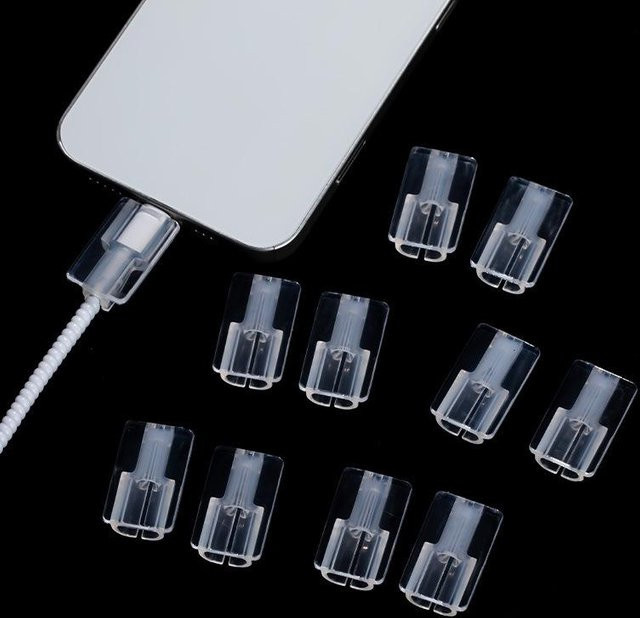 Set aus TPU Kabelprotektoren in Transparent für den Schutz und die Organisation deiner Ladekabel - Bild 1