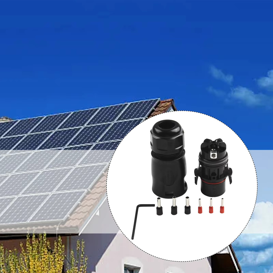 Deye LY01 Verbindungskabel 40A 690V IP68 für M60 M80 Serie Wechselrichter in Schwarz - Bild 2