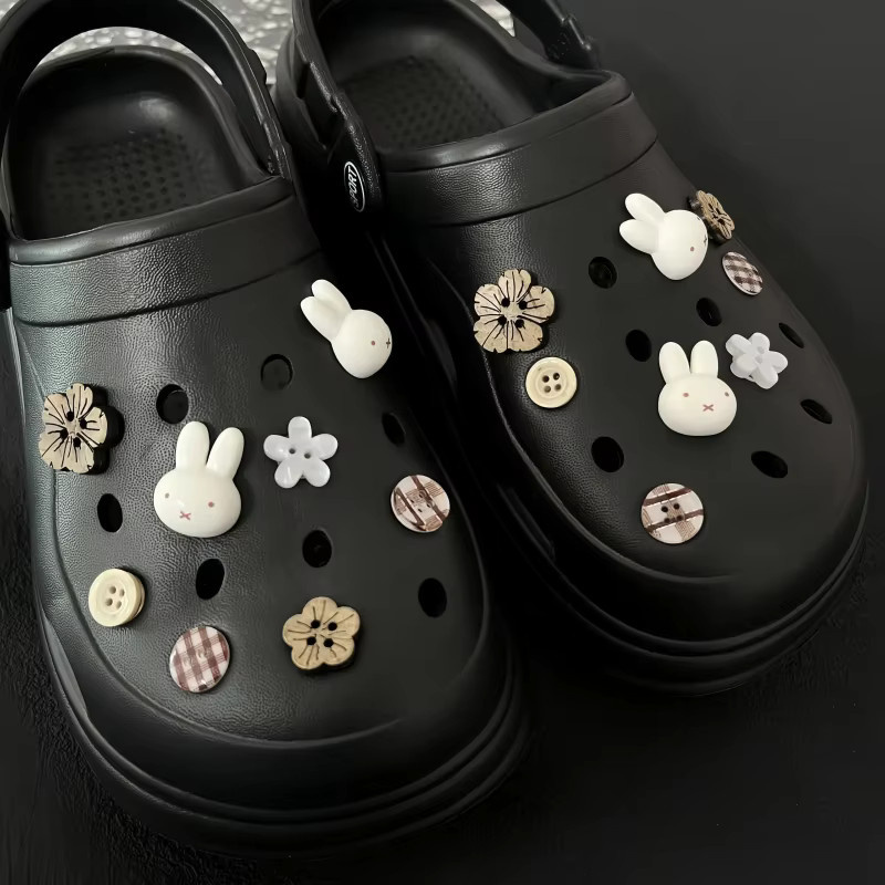 Miffy Kaninchen Schuhblumen, 16-teiliges Set, Kawaii Cartoon Lochschuh-Accessoires - Bild 3