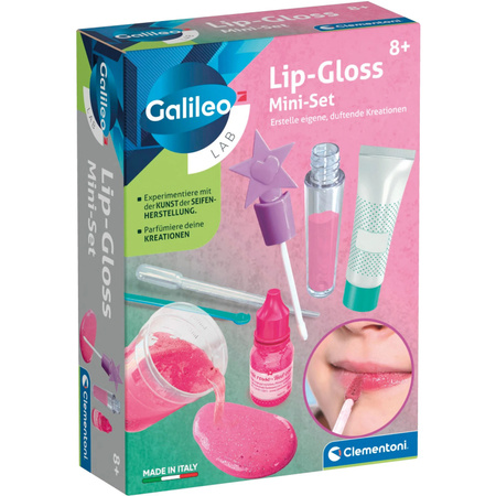Clementoni Lip-Gloss Mini-Set Experimentierkasten für Kosmetik und Wissenschaft