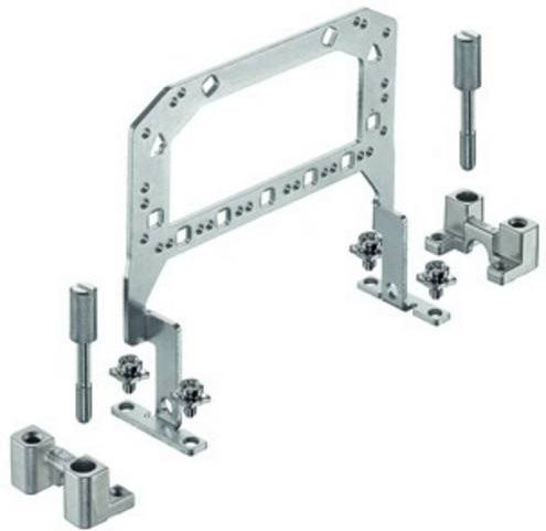 Harting Griffblech Schraubadapter 09000245611 aus Metall in Silber - Bild 1