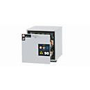 asecos Sicherheitsunterbauschrank Typ 90 UB-S-90 mit Schublade, Lichtgrau, B: 59,3 cm, T: 57,4 cm, H: 60,0 cm - Bild 2