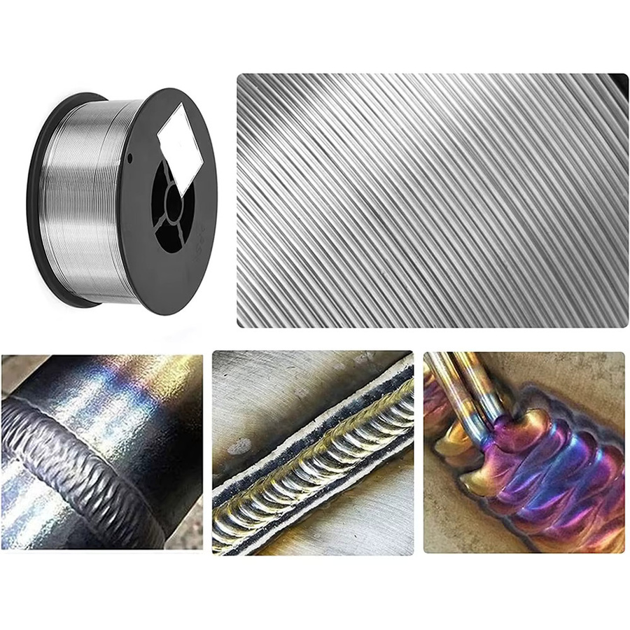 HITBOX Aluminium-Schweißdraht für gasloses MIG-Schweißen, Silber, 0,5 kg, 1,0 mm - Bild 6