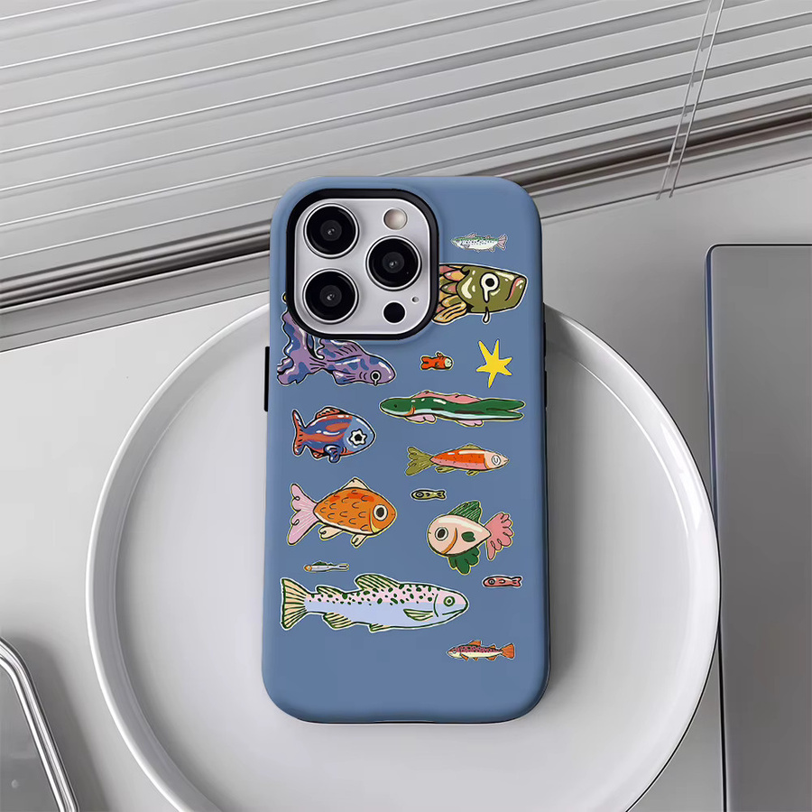 BioCase Vintage Charm 2-in-1 MagSafe Handyhülle für iPhone 17 16 15 14 Plus 13 12 Pro Max stoßfeste PC-Hülle - Bild 4