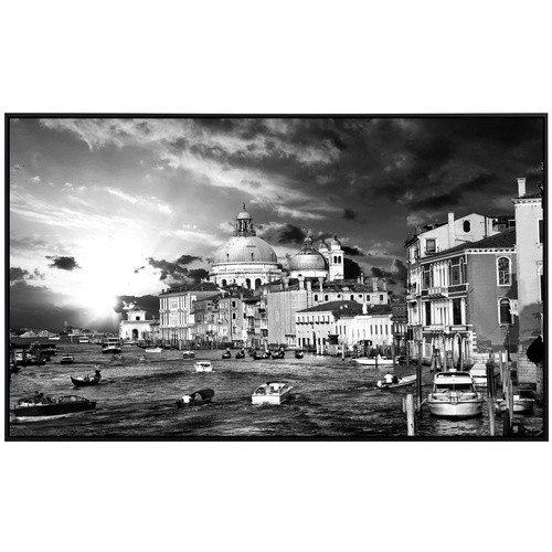papermoon Infrarotheizung EcoHeat Venedig Schwarz Weiss mit Matt-Effekt und App-Steuerung - Bild 2