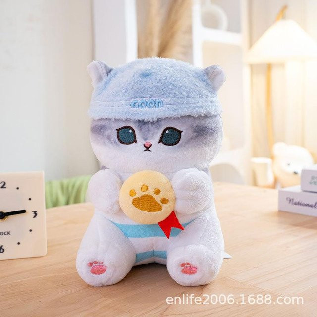 Yiran Health & Beauty Mofusand Katzen-Stofftier, Kuscheltier, ab 1 Jahr - Bild 1