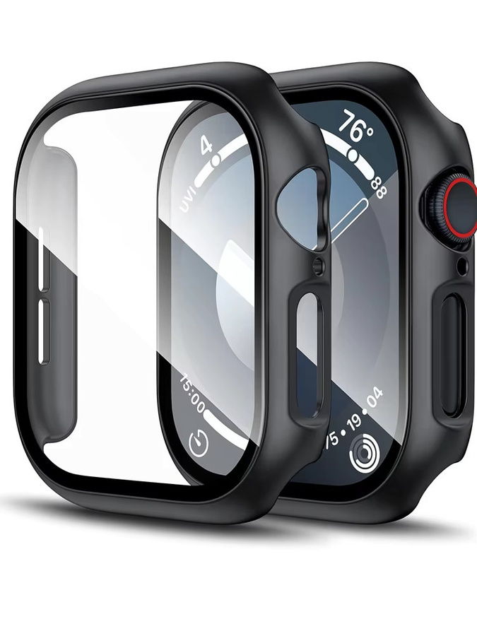 Apple Screen Protector Glas, 2 Stück, Schwarz, Unisex - Bild 6