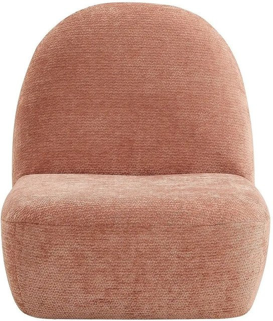 Vente-unique Sessel Maldano mit gerader Rückenlehne in Rosa aus Chenille-Stoff, B/T/H: 52,5 x 60,5 x 58,5 cm - Bild 1