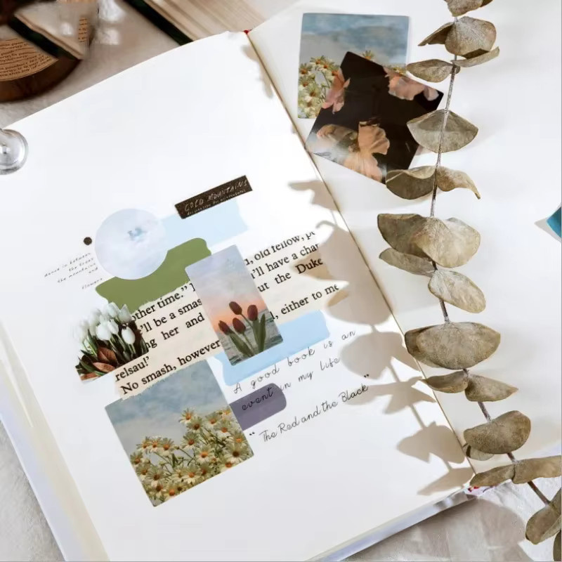 YCDBTH Florale Momente Aufkleber Set mit 46 Stück in Multicolour für Tagebuch und Scrapbooking - Bild 4