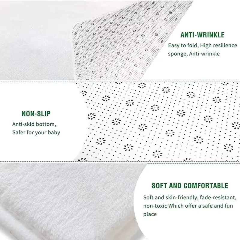 VIKAMA Flanell-Badezimmerteppich, rutschfeste und wasserabsorbierende Bodenmatte in modernem Design, B/T: 60 x 40 cm - Bild 2