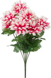 Grabstrauß Dahlien in Weiß und Rosa von Moderne Hausfrau - Bild 1