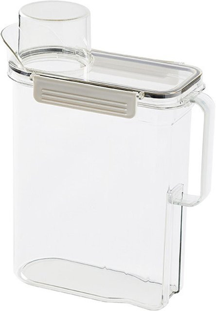 TOMTOP JMS Flüssigwaschmittelspender in Transparent zur Waschküchenorganisation mit großem Fassungsvermögen, B/T/H: 29,0 x 18,0 cm - Bild 1