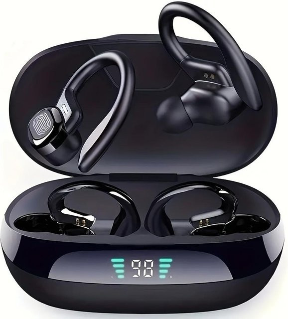 JR-Studio True Wireless Earbuds In-Ear-Kopfhörer mit Mikrofon und ENC in Schwarz - Bild 1