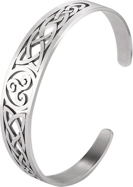 Armband Edelstahl, Silber, Vintage, Unisex - Bild 1