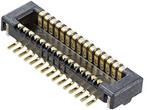 Molex Stiftgehäuse-Platine 559090474 in Schwarz und Gold - Bild 1
