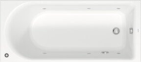 Duravit Rechteck-Whirlwanne D-Neo in Weiß, Einbauversion, B/T/H: 190 x 75 x 75 cm - Bild 1