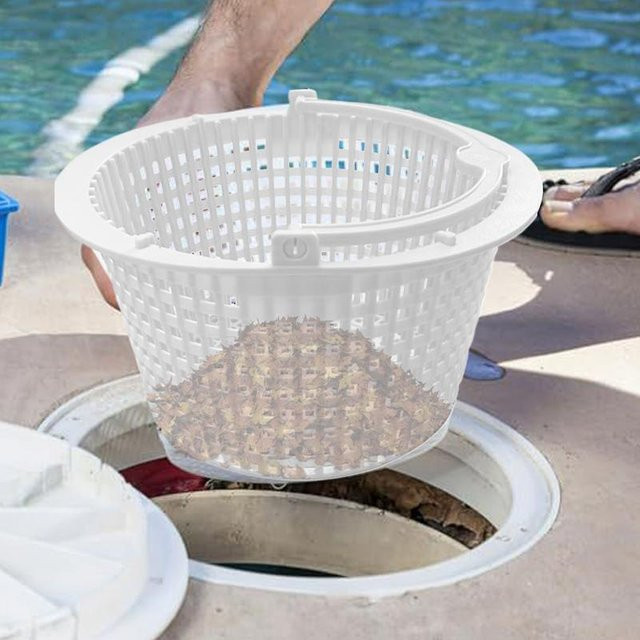 Hayward Pool-Skimmer-Filterkorb in Weiß für Modell SP1091LX und SP1091WM als Schwimmbad-Siebkorb und Blätterfilterkorb - Bild 1