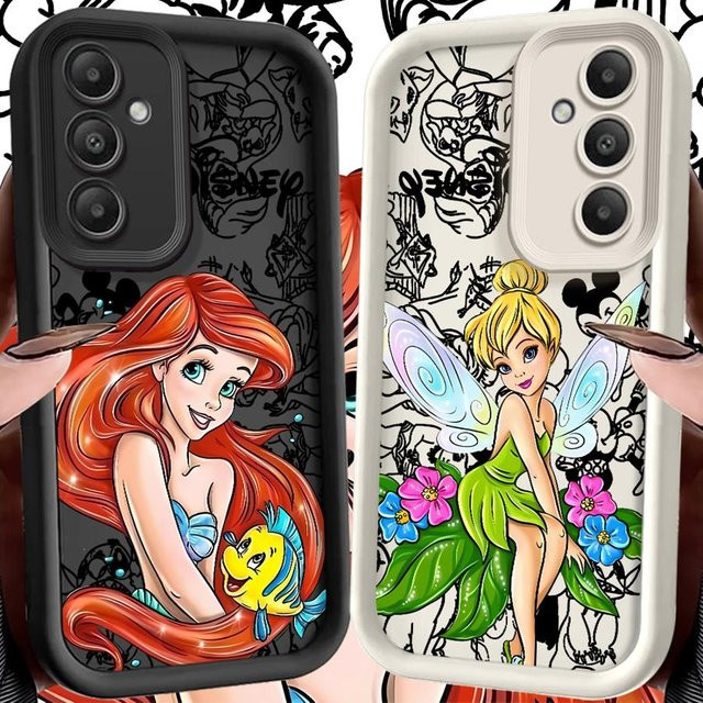 Disney Princess Cartoon Softcover Handyhülle für Samsung Galaxy S26 Ultra S25 S24 S23 S22 S21 S20 FE Plus und Edge in Multicolour - Bild 1