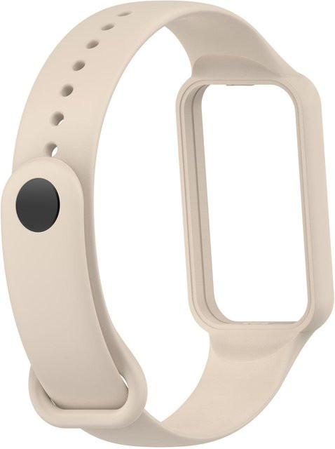 MY-CASE Uhrenarmband für Amazfit Band 7, Silikon, Weiß, Unisex - Bild 1