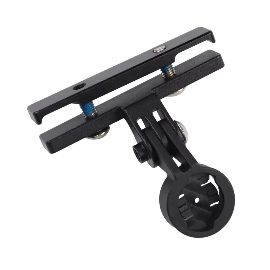 ECIOSL Fahrradsitzschienenhalterung aus Aluminiumlegierung in Schwarz, passend für Magicshine RN120, Fahrrad-Rücklichtadapter und GoPro-Adapter-Verlängerungsstück - Bild 2
