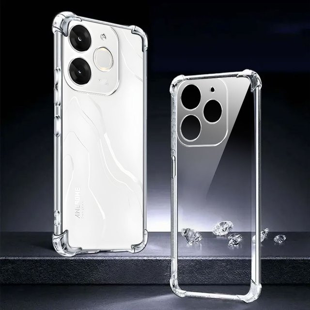 Transparente TPU-Silikon Handyhülle für Infinix Smart 10 HD, Smart 8 HD, 8Pro, 8Plus und Hot 40i - Bild 1