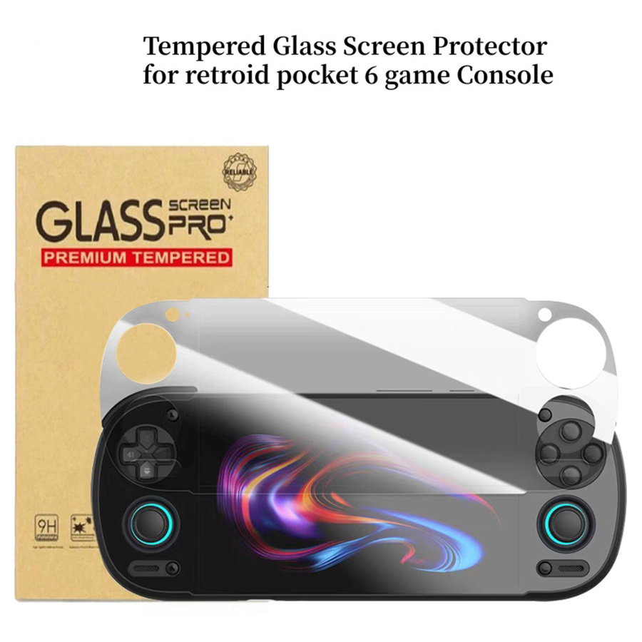 APWIKOGER Displayschutz aus gehärtetem Glas für Retroid Pocket 6 RP6 Spielekonsole, transparent, 1/2/3 Stück - Bild 5