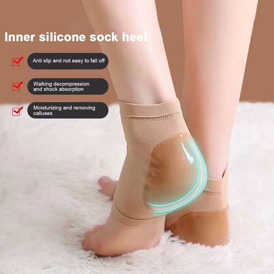 eelhoe Plantarfasziitis-Fersensocken, elastischer Stoff - Bild 2