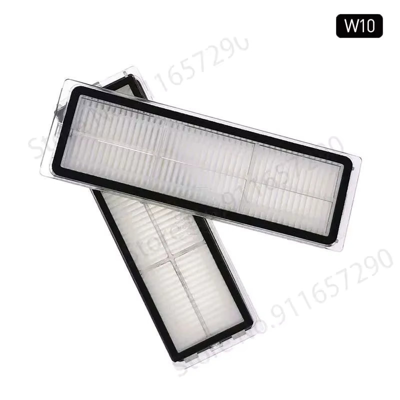 Dreame Bot W10 und W10 Pro Ersatzteil-Set mit Hauptbürste, Seitenbürste, waschbarem HEPA-Filter und Wischtuch aus Kunststoff - Bild 2