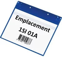 DJOIS Sichttasche Neodym Logistik DIN A4 quer transparent blau - Bild 1