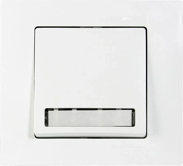 Günsan Moderna Klingeltaster mit Namensschild in Weiß - Bild 1