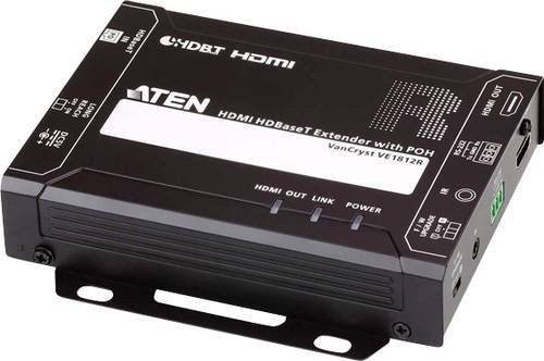 ATEN VE1812R HDMI HDBaseT Extender Empfänger in Schwarz - Bild 1