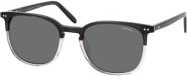 Jaguar 7284 Sonnenbrille, quadratisch, Vollrand, Kunststoff, Herren, grau schwarz - Bild 1