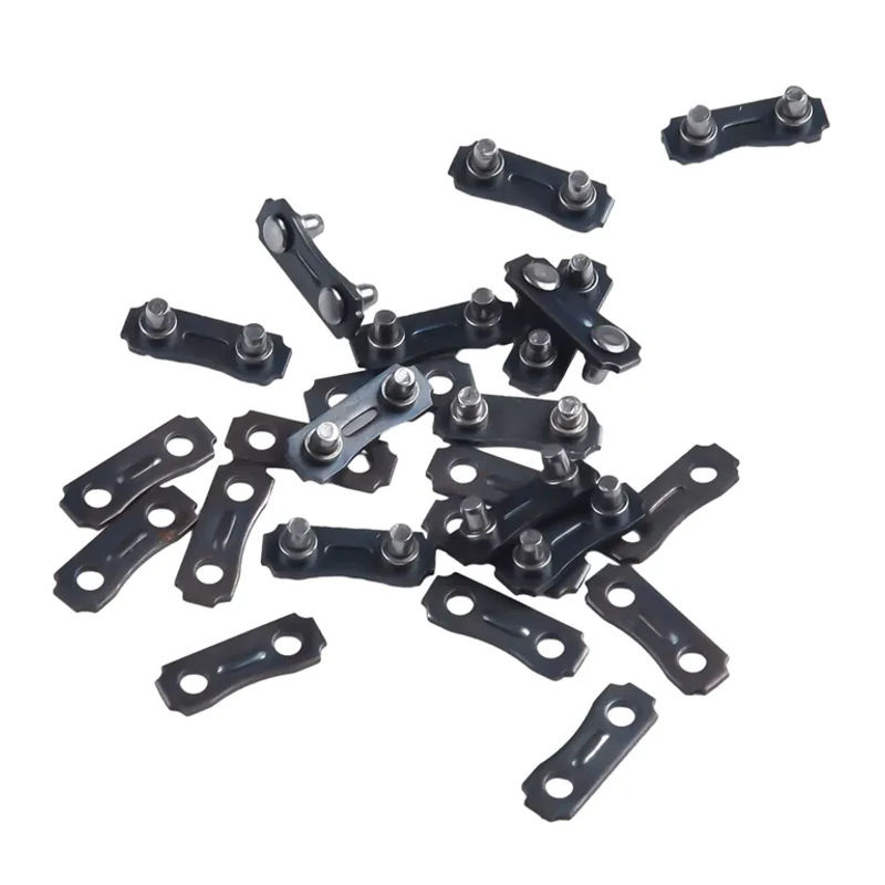 12er-Set VIBRATITE Kettensägen-Kettenverbindungsstücke 3/8 LP .050 Zoll in Silber aus Metall - Bild 2