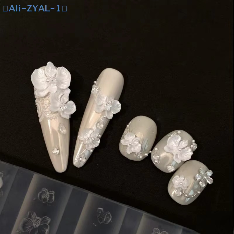 JETTING Silikon-Nagelform, 3D Phalaenopsis-Blumen und Schmetterling, DIY Maniküre - Bild 2