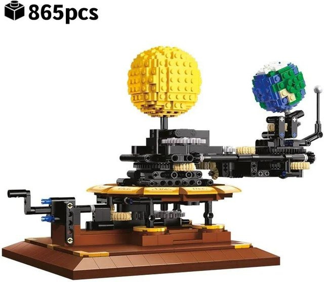 Wucifang Bags Erde Mond Sonne System Bausteine, 865 Teile, ab 3 Jahre - Bild 1