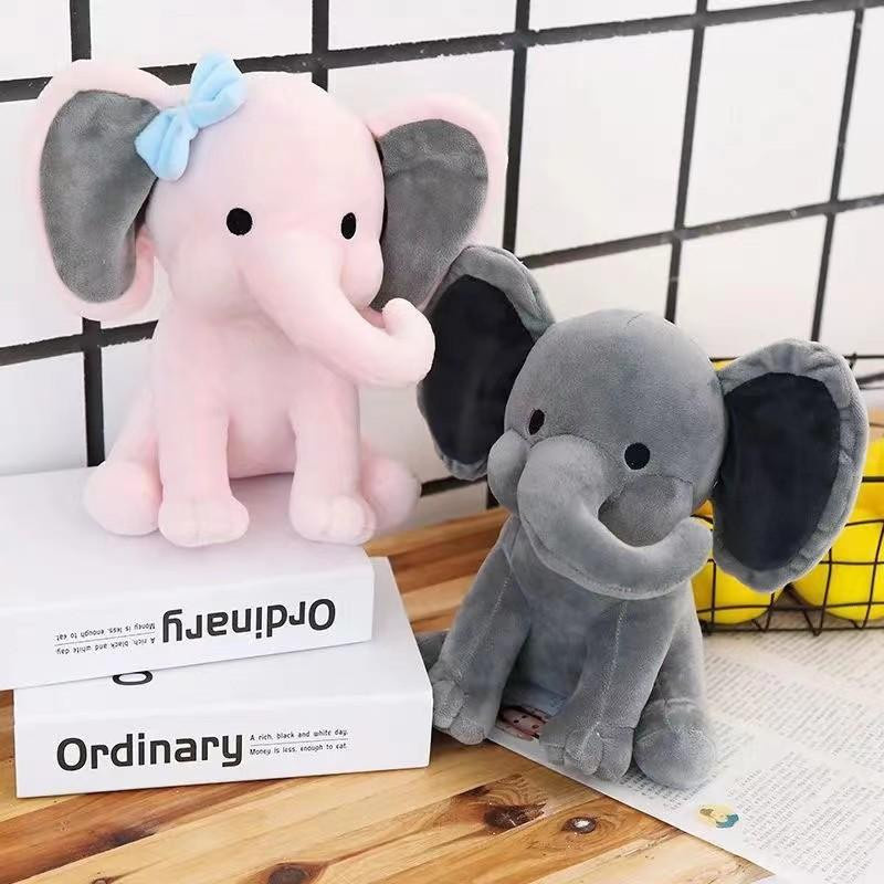 Linyi toy Elefant Stofftier grau - Bild 1
