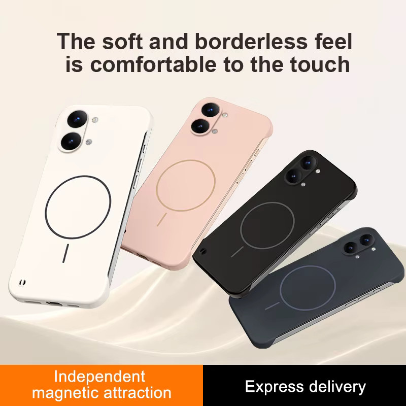 Ultradünne und stoßfeste Schutzhülle für Xiaomi POCO X8 Pro Max F8 Ultra Pro mit MagSafe-Kompatibilität aus mattem PC-Material in Schwarz oder Weiß - Bild 2