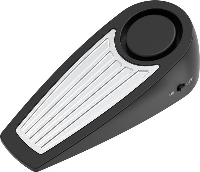 Neoglint Türstopper-Alarm mit empfindlicher Vibrationserkennung in Schwarz - Bild 1